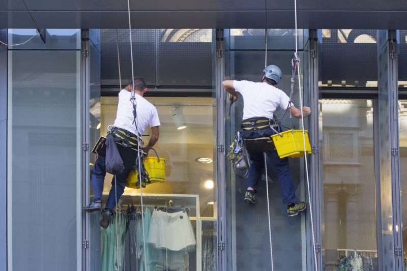 Shopping Mall Window Cleaning